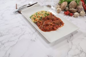 Chicken Cacciatore with Rissoni Pasta